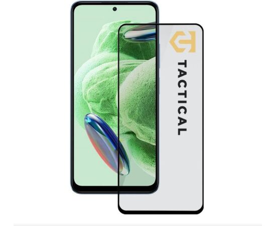 Tactical Xiaomi  Redmi Note 12 5G Glass Shield 5D Black Ekrānu aizsardzība