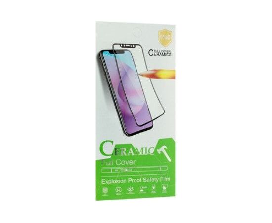 iLike Apple  IPHONE 14 /13 / 13 PRO HARD CERAMIC TEMPERED GLASS Black Ekrānu aizsardzība