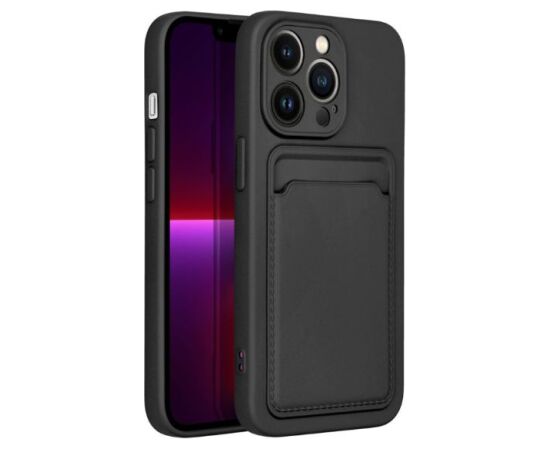 iLike Apple  Card Cover case for iPhone 14 6,1 Black Neoriģinālie Maciņi