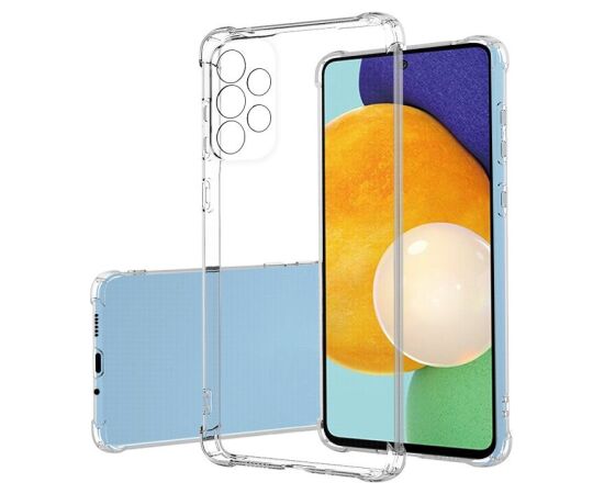 Evelatus Samsung  Galaxy A53 5G Military Shockproof Silicone Case TPU Transparent Neoriģinālie Maciņi