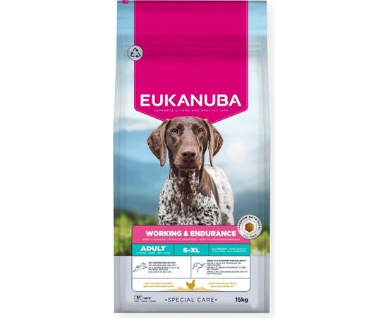 Eukanuba Working Endurance sucha karma dla psa 15kg Uzkodas sunim