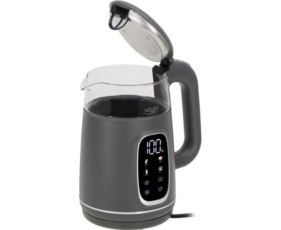 ADLER AD 1305 electric kettle grey silver Tējkannas (elektriskās)