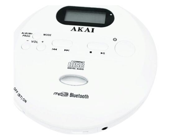 AKAI Przenośny odtwarzacz płyt CD ACDP-100 Jaunumi - Audio-Video