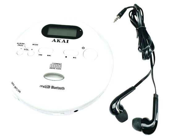 AKAI Przenośny odtwarzacz płyt CD ACDP-100 Jaunumi - Audio-Video