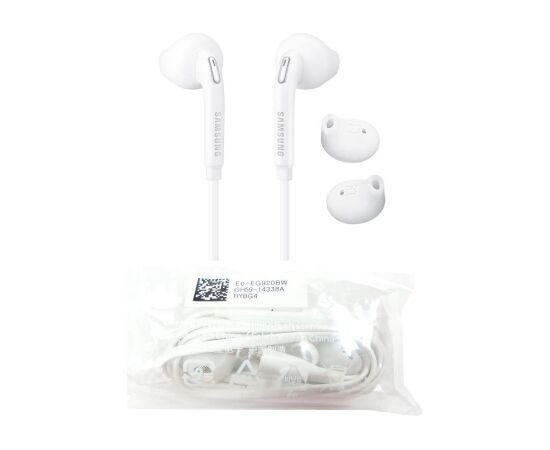Samsung EO-EG920BW Austiņas ar mikrofonu / Pulti / 3.5mm / 1.2m (OEM) Austiņas