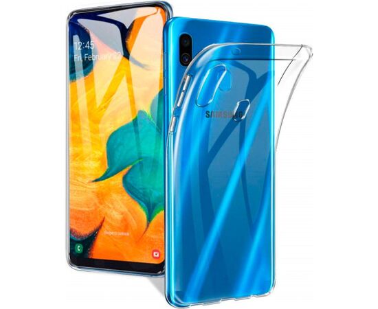 Evelatus Samsung  A20 Silicon Case Transparent Neoriģinālie Maciņi