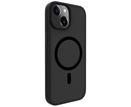 Evelatus Apple  iPhone 15 Hybird Case With Magsafe PC+TPU Black Neoriģinālie Maciņi