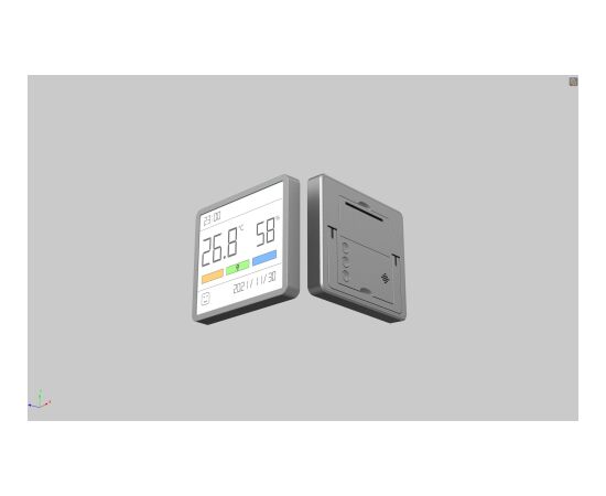 HYGROMETER/THERMOMETER/CLOCK/MTHM01 MOVA Gaisa mitrinātāji