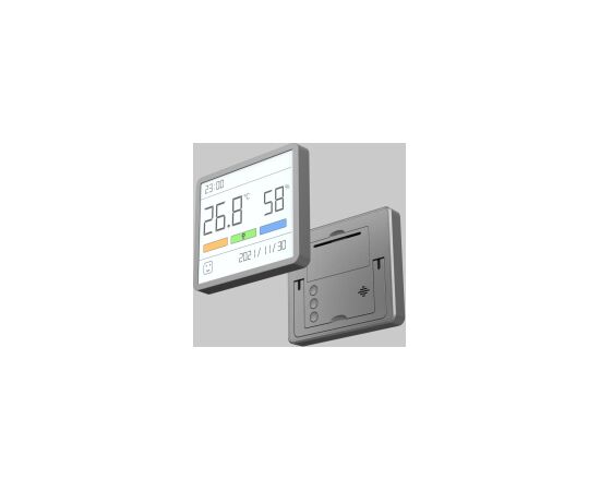HYGROMETER/THERMOMETER/CLOCK/MTHM01 MOVA Gaisa mitrinātāji