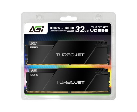Agi Technology MEMORY DIMM 32GB DDR5-6000/KIT2 AGI6AWT16UD858-DR AGI Оперативная память (RAM)