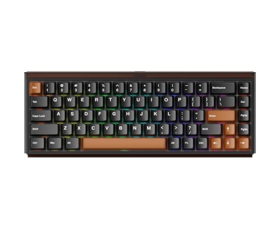 KEYBOARD WRL RAY68-HE/BROWN 103-RA68A-000 AKKO Клавиатуры