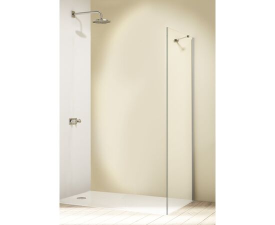 Huppe dušas siena Design elegance, 900 mm, h=2000, matēts sudrabs/caurspīdīgs stikls AP Душевые стенки