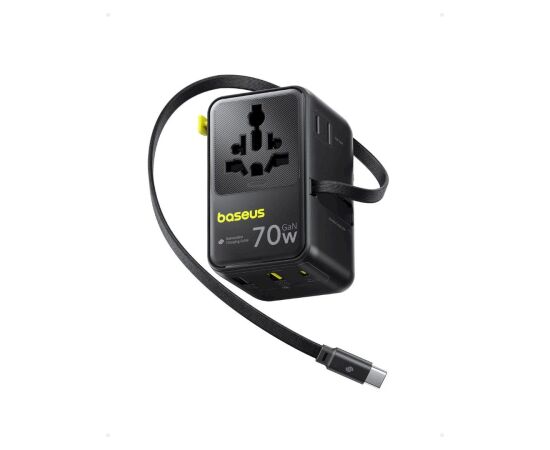 Baseus EnerCore CG11 Universāls Ceļojumu Adapteris 70W Telefonu lādētāji 12v Automašīnām