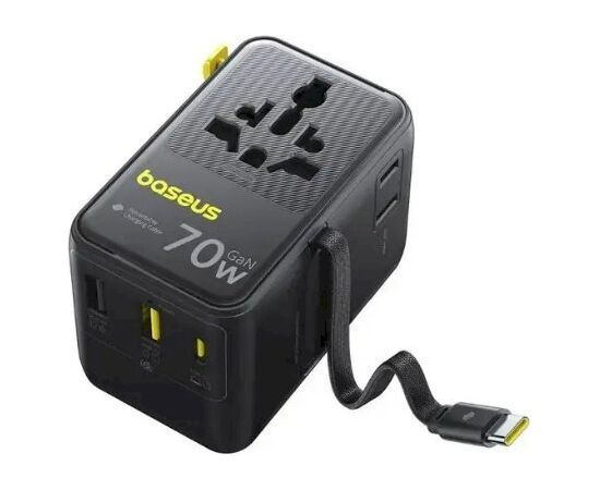 Baseus EnerCore CG11 Universāls Ceļojumu Adapteris 70W Telefonu lādētāji 12v Automašīnām