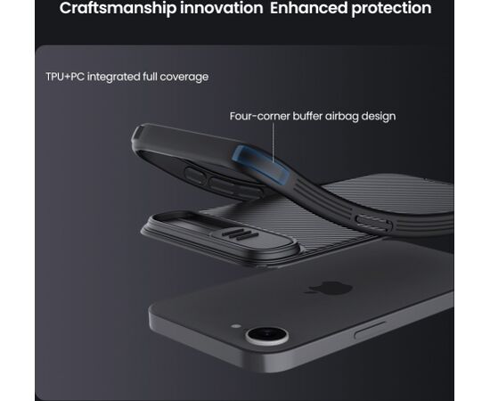 Nillkin CamShield PRO Magnetic Hard Case Aizsargapvalks priekš Apple iPhone 16e Neoriģinālie Maciņi