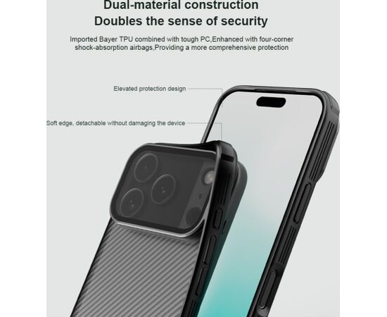 Nillkin CamShield Prop Case Aizsargapvalks priekš Apple iPhone 17 Pro Neoriģinālie Maciņi