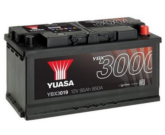 Yuasa 3000 YBX3019 95Ah 850A Startera akumulatoru baterija