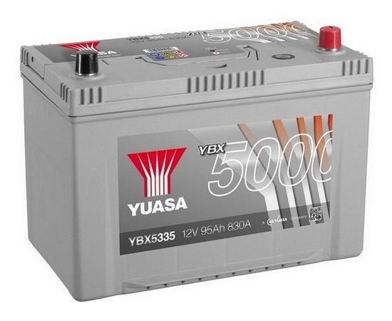 Yuasa 5000 YBX5335 95Ah 830A Startera akumulatoru baterija