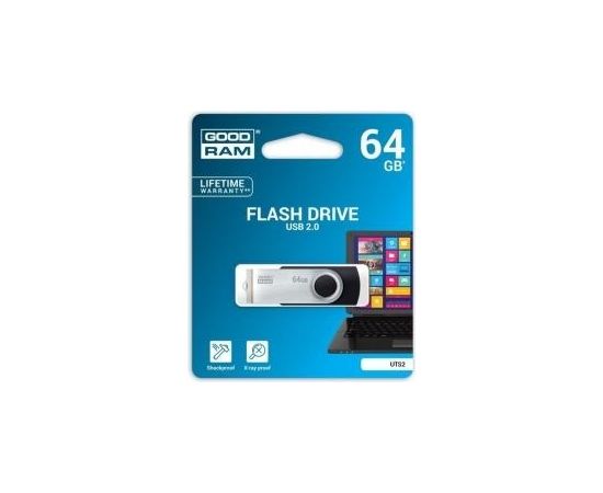 Zibatmiņa Goodram Twister Black 64GB