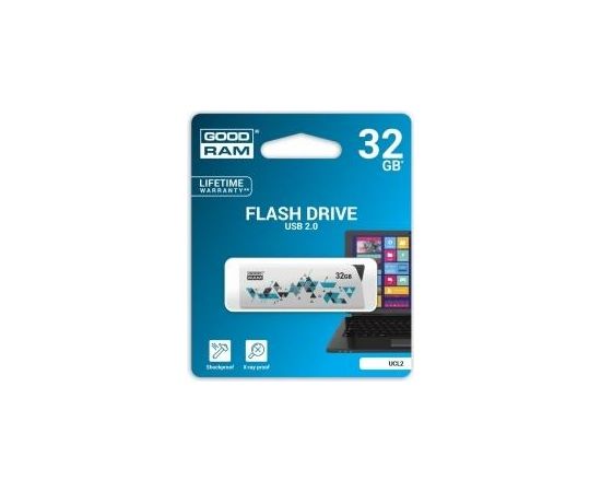 Zibatmiņa Goodram 32GB UCL2 White USB2.0