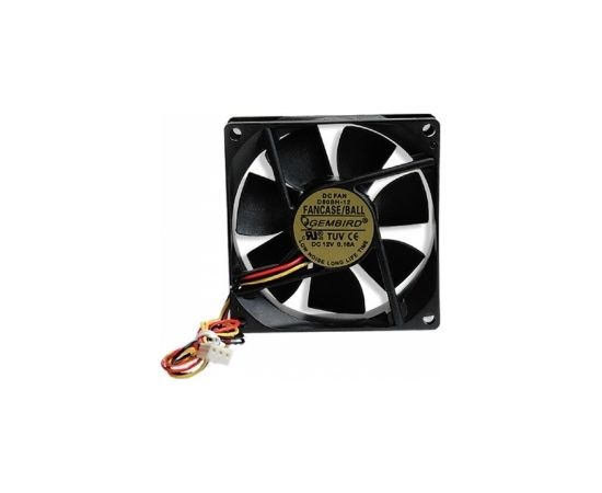 Dzesētājs Gembird 80mm PC case fan FANCASE/BALL