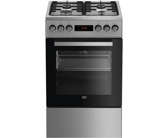 Gas electric-cooker Beko FSE52320DXD | 50cm