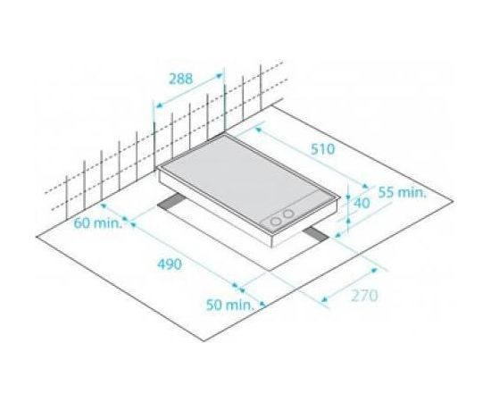 Beko HDCC 32200 X plīts virsma, iebūvējama 30cm