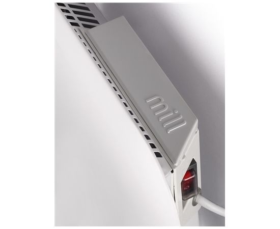 Mill Steel IB600DN Panel Heater, 600 W, Suitable for rooms up to 11 m², Number of fins Inapplicable, White