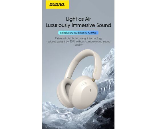 Wireless headphones Dudao X22Max black Austiņas
