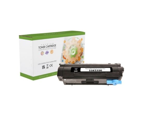 Static Control Toner Cartridge Black, Compatible with Lexmark 55B2X00 Тонеры для принтеров