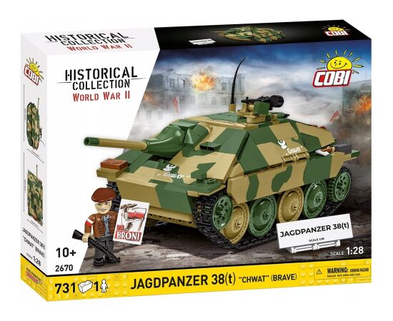 Cobi Klocki Myśliwiec 38t Chwat 731 klocki Машины и аксессуары