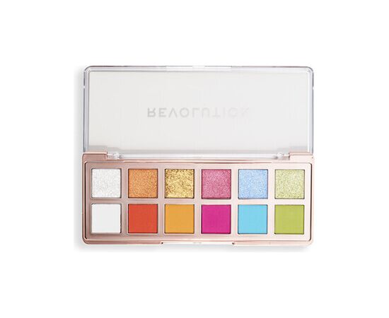 Makeup Revolution The Vibrant Icon Brights Palette - Paletka očních stínů 8,4 g 0.0g Духи и косметика