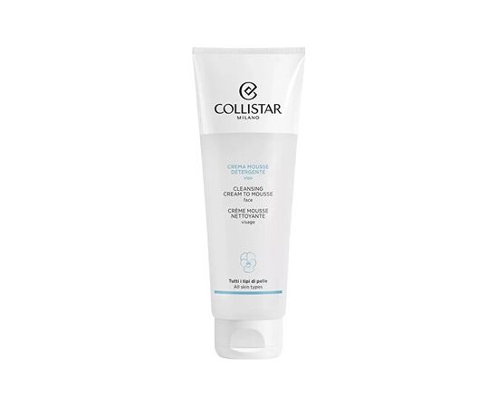 Collistar Cleansing Cream To Mousse - Čisticí krém 125ml Jaunumi - Smaržas