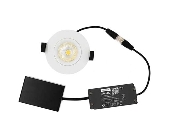 SHELLY LightSolutions Hilux DS8 8W Ceiling Light (White) Griestu lampas - šķīvji