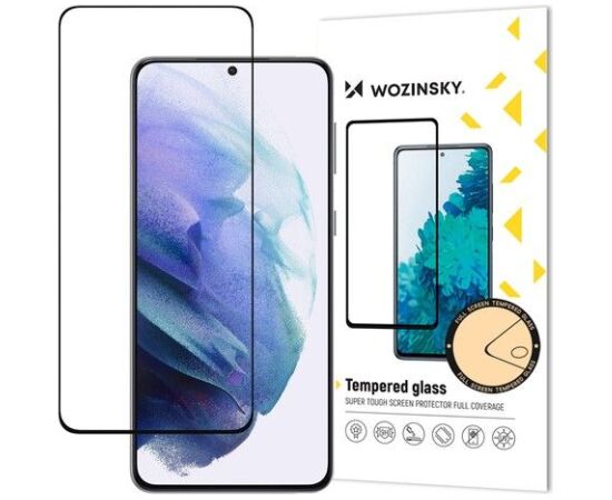 Wozinsky Samsung  Galaxy S22 + (S22 Plus) Tempered Glass Full Screen Ekrānu aizsardzība