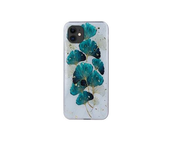 iLike Apple  Gold Glam case for iPhone 11 leaves Neoriģinālie Maciņi