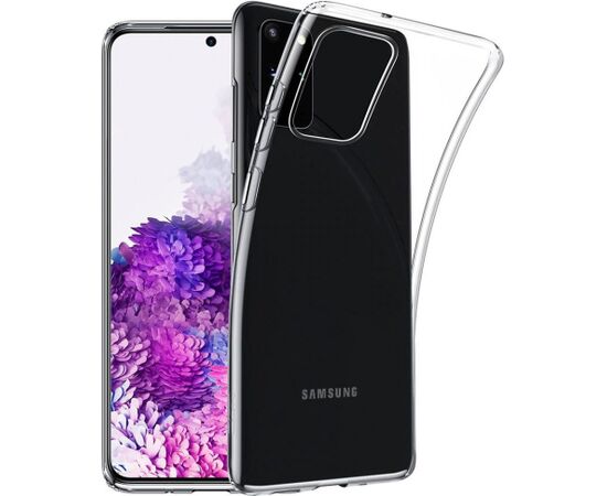 Evelatus Samsung  Galaxy A71 Clear Silicone Case 1.5mm TPU Transparent Neoriģinālie Maciņi