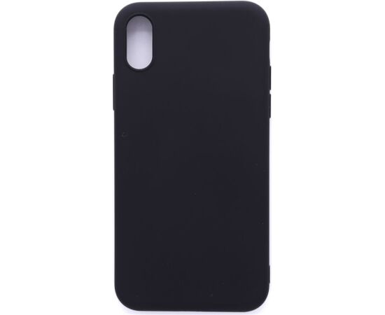 Evelatus Apple  iPhone X/Xs Nano Silicone Case Soft Touch TPU Black Neoriģinālie Maciņi