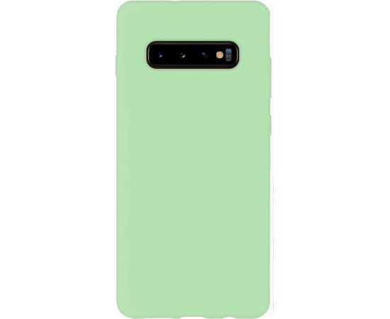 Evelatus Samsung  Galaxy S10+ Nano Silicone Case Soft Touch TPU Mint Neoriģinālie Maciņi