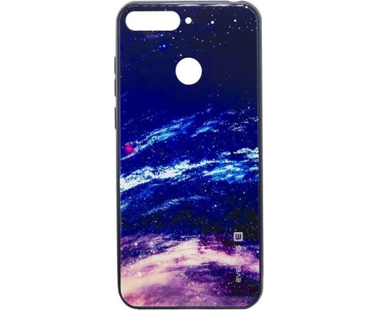 Evelatus Samsung  A7 2018 Picture Glass Case Starry Night Neoriģinālie Maciņi