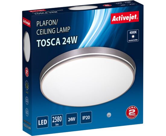 Activejet LED ceiling light AJE-TOSCA 24W Griestu lampas - šķīvji