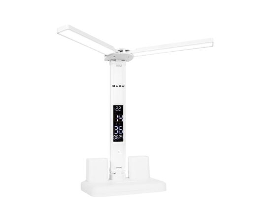 Blow LB-24 LED desk lamp with clock Biroja galda lampas