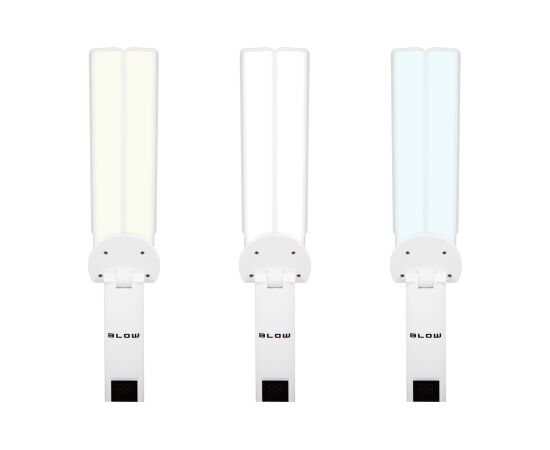 Blow LB-24 LED desk lamp with clock Biroja galda lampas