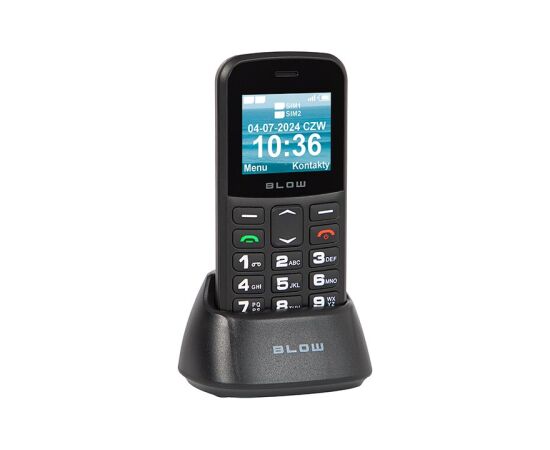 BLOW Black Senior Phone with Stand S18D Мобильные телефоны