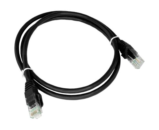 AVIZIO KKU6CZA0.5 networking cable Black 0.5 m Cat6 U/UTP (UTP) Tīkla vadi