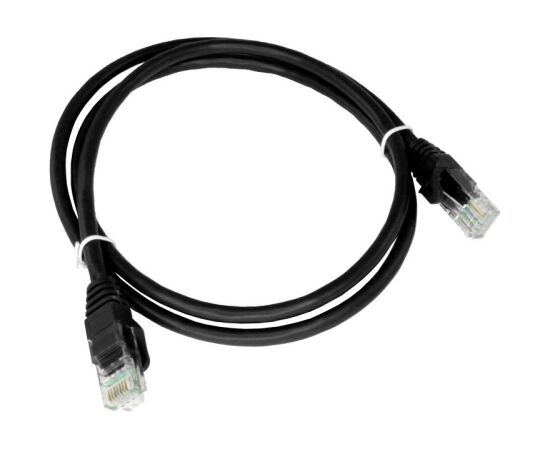 AVIZIO KKU6CZA0.5 networking cable Black 0.5 m Cat6 U/UTP (UTP) Tīkla vadi