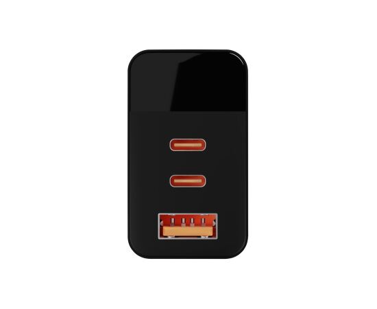 Blow LCD wall charger USB socket + USB-Cx2 PD 65W GAN black wattmeter Зарядные устройства