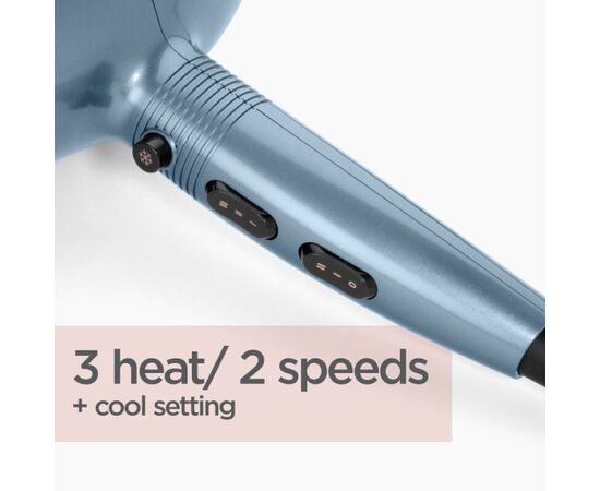 BaByliss Denim Luxe matu fēns, 2200W - D251PE Matu fēni