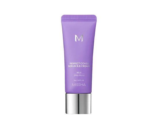 Missha M Perfect Cover Serum B.B. Cream SPF50 - BB krém 20 ml 25 Dekoratīvā kosmētika