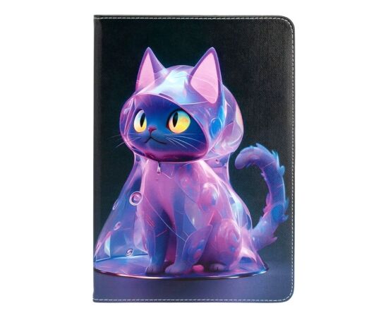 iLike   iPad 10.2 / 10.5 Tablet Case Design Cat Purple Maki Planšetdatoriem